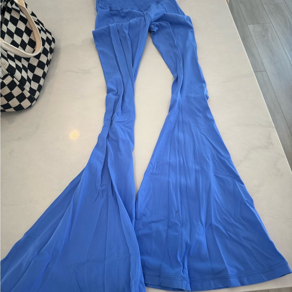 Aerie Blue Flared leggings